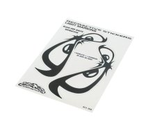 Uzlīmju loksne 3M "Evil Eyes" 100x120mm melns/balts
