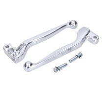 Clutch and Brake Lever aluminium Simson S51 silver