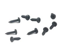 Skrūvju komplekts 2,9x9,5 mm melns (x10)