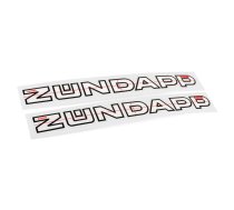 Sticker Zündapp (x2) 220x 20mm black / white