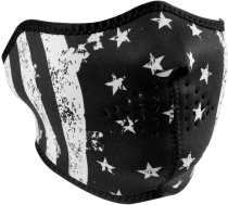 Pusmaska no neoprēna Zanheadgear Black/White Flag