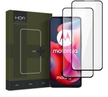 HOFI GLASS PRO+ 2-PACK RŪDĪTS STIKLS MOTOROLA MOTO G24 | G24 POWER | G04 | E14 MELNS