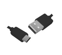 PS USB -microUSB kabelis, 1 m, melns.