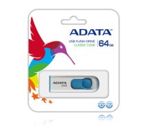 ADATA C008 64 GB, USB 2.0, White/Blue