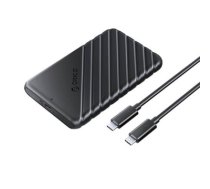 Orico 2.5' HDD | SSD Enclosure, 6 Gbps, USB-C 3.1 Gen1 (Black)