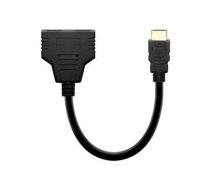 Adapteris Savio HDMI Splitter Male - 2 x HDMI Female