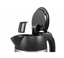 Bosch Kettle DesignLine TWK3P420 Electric, 2400 W, 1.7 L, Stainless steel, 360° rotational base, Stainless steel/Black