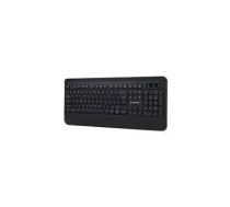 Gembird KB-UML-03 Slim "Rainbow" backlight multimedia keyboard, black, US layout