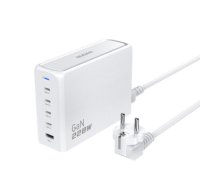 Dudao A228EU GaN charger 1x USB-A 4x USB-C PD 228W - white