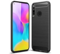 Fusion Trust Back Case Silikona Aizsargapvalks Priekš Huawei P40 Lite E Melns