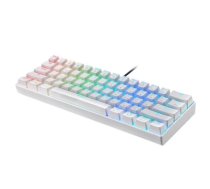 Mechanical gaming keyboard Motospeed CK61 RGB (white)