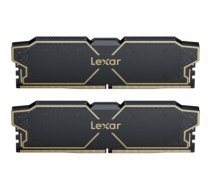 LEXAR 32GB Kit (2x16GB) THOR DDR5 6000 CL38 1.3V Memory with heatsink, Dual pack, Black Color, EAN: 843367136094