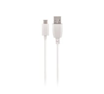 Maxlife cable USB - USB-C 1,0 m 1A white