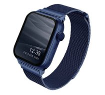 UNIQ pasek Dante Apple Watch Series 4|5|6|7|8|SE|SE2 38|40|41mm Stainless Steel niebieski|marine blue