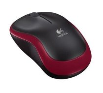 LOGITECH M185 Cordless Notebook Mouse USB black red