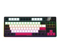 LORGAR KBP70TKLW, Wireless TKL Mechanical Gaming Keyboard Pro, Black/red, EN layout