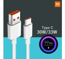 Xiaomi Turbo Charge 5A / 33W datu kabelis 1m balts (OEM)