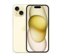 Model iPhone 15|Built-in storage 128 GB|RAM 6GB|Yellow|LTE|4G|5G|OS iOS 17|Screen 6.1"|2556 x 1179|OLED|CPU A16 Bionic chip; 6‑core CPU with 2 performance and 4 efficiency cores|Dual     SIM|1xUSB-C|Camera 48MP+12MP|Front-facing Camera 12MP|Bluetooth/USB/