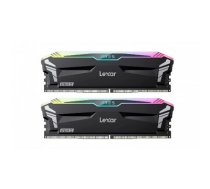 Lexar 2x16GB ARES Gaming UDIMM DDR5 6800 Memory with Black heatsink and RGB lighting Lexar