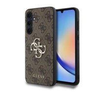 Guess 4G Big Metal Logo case for Samsung Galaxy A35 - brown