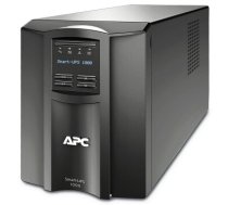 Schneider Electric APC Smart-UPS, Tower, 8x IEC C13 outlets, SmartConnect Port+SmartSlot, AVR, LCD | SMT1000IC | 1000 VA | 700 W | 230 V
