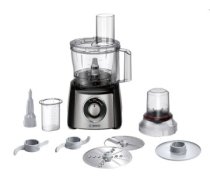 Bosch Food Processor MCM3401M Black/Stainless steel, 800 W, Number of speeds 2, 2.3 L, Blender, Meat mincer