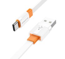 Borofone Cable BX89 Union - USB to Type C - 3A 1 metre white-orange