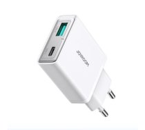 Joyroom JR-TCF14 20W USB-A USB-C Super Slim Wall Charger - White