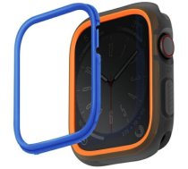 UNIQ etui Moduo Apple Watch Series 4|5|6|7|8|SE|SE2 44|45mm pomarańczowy-niebieski|orange-blue