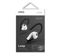 UNIQ nakładki Loop Sports Ear Hooks AirPods biały-czarny|white-black dual pack