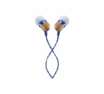 Marley Smile Jamaica Earbuds, In-Ear, Wired, Microphone, Denim