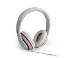 Gembird MHS-LAX-W Stereo headset "Los Angeles" 3.5mm (1/8 inch), Headband, Microphone, 3.5 mm, White, No, No, White