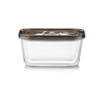 Caso Glass Vacuum Container with Plastic Lid | VacuBoxx Eco M | Transparent