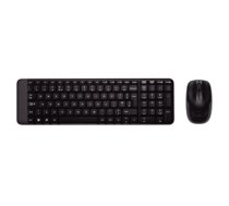 Logitech MK220 Wireless Keyboard And Mouse, Keyboard layout EN/RU, Black, Mouse included, Russian, USb Mini reciever