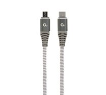 Cablexpert | Premium cotton braided USB Type-C to micro-USB charging and data cable, 1.5 m | CC-USB2B-CMMBM-1.5M