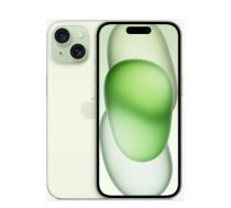 Model iPhone 15|Built-in storage 128 GB|RAM 6GB|Green|LTE|4G|5G|OS iOS 17|Screen 6.1"|2556 x 1179|OLED|CPU A16 Bionic chip; 6‑core CPU with 2 performance and 4 efficiency cores|Dual     SIM|1xUSB-C|Camera 48MP+12MP|Front-facing Camera 12MP|Bluetooth/USB/N