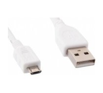 Kabelis Gembird USB Male - MicroUSB Male 0.5m White