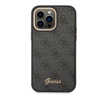 Guess PC/TPU 4G Metal Camera Outline Case for iPhone 14 Pro Max Black