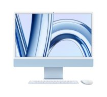 Apple iMac 24” 4.5K Retina, Apple M3 8C CPU, 10C GPU/8GB/256GB SSD/Blue/INT Apple