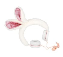 GJBY headphones - Plush RABBIT White