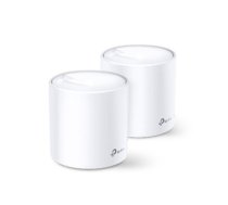 TP-LINK Deco X20 (2-pack) wireless router Gigabit Ethernet Dual-band (2.4 GHz / 5 GHz) White