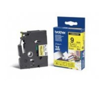 Brother TZe-621 Laminated Tape Black on Yellow, TZe, 9 mm, 8 m