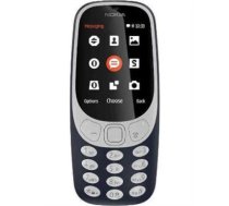 Nokia 3310 (2017) Dark Blue, 2.4 ", TFT, 16 MB, microSD, Dual SIM, Micro-SIM, Bluetooth, 3.0, USB version microUSB 2.0, Built-in camera, Main camera 2 MP, 1200 mAh, 5.1 cm, 11.56 cm, 1.28     cm, Warranty 24 month(s)