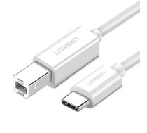 USB 2.0 C-B UGREEN US241 to 1.5m printer cable (white)