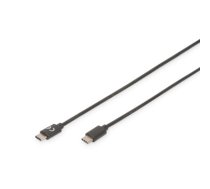 Digitus USB Type-C Connection Cable AK-300138-018-S USB Male 2.0 (Type C), USB Male 2.0 (Type C), Black, 1.8 m