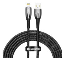 USB cable for Lightning Baseus Glimmer Series, 2.4A, 2m (Black)