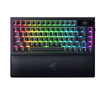 Razer | BlackWidow V4 Pro 75% | Mechanical Gaming Keyboard | 4K Hz Wireless | US | Black | Orange Tactile Switches Gen‑3 | Wireless connection
