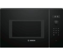 Bosch Microwave Oven BFL554MB0 31.5 L, Retractable, Rotary knob, Start button, Touch Control, 900 W, Black, Built-in, Defrost function