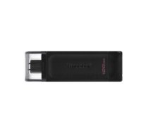 Kingston Technology DataTraveler 70 USB flash drive 128 GB USB Type-C 3.2 Gen 1 (3.1 Gen 1) Black