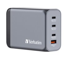 Verbatim GNC-240 GaN Charger 240W with 1 x USB-C 140W /1 x USB-C 100W / 1 x USB-C 65W / 1 x USB-A QC 3.0 (EU/UK/US)